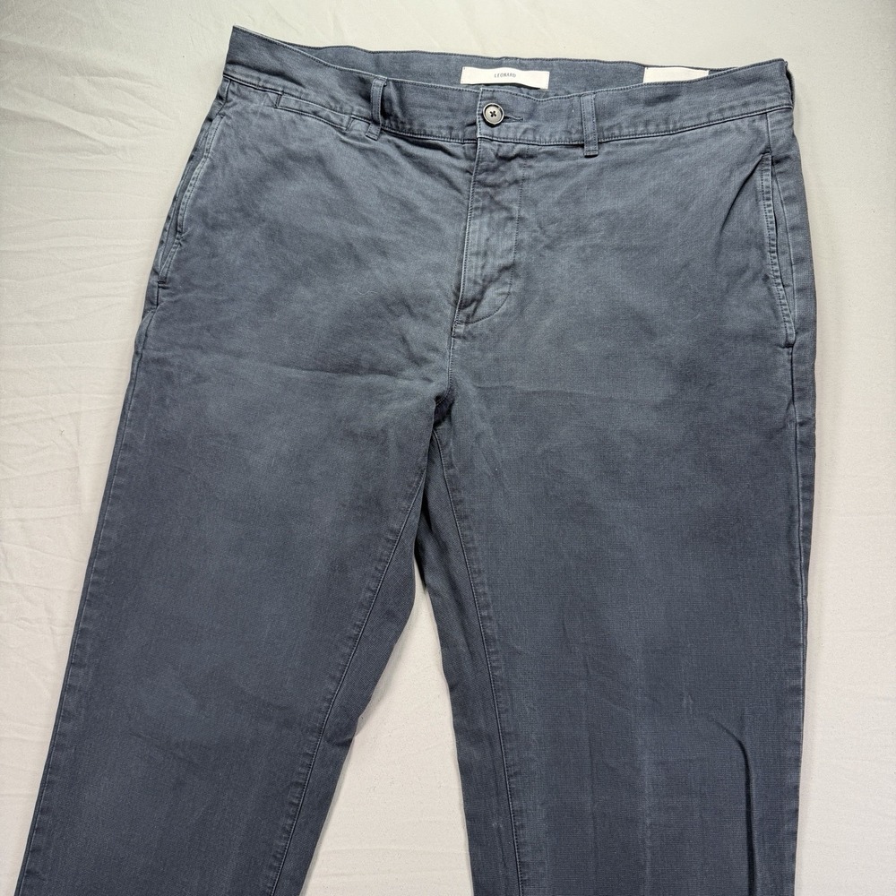Billy Reid Pants Mens 34x29 Leonard Chino Gray Casual Preppy Money Smart Work